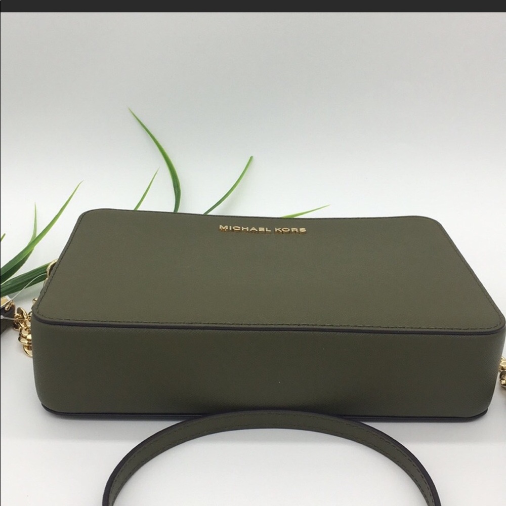 MICHAEL KORS LG EW CROSSBODY Bag Olive 35T8GTTC9L - Picture 7 of 7
